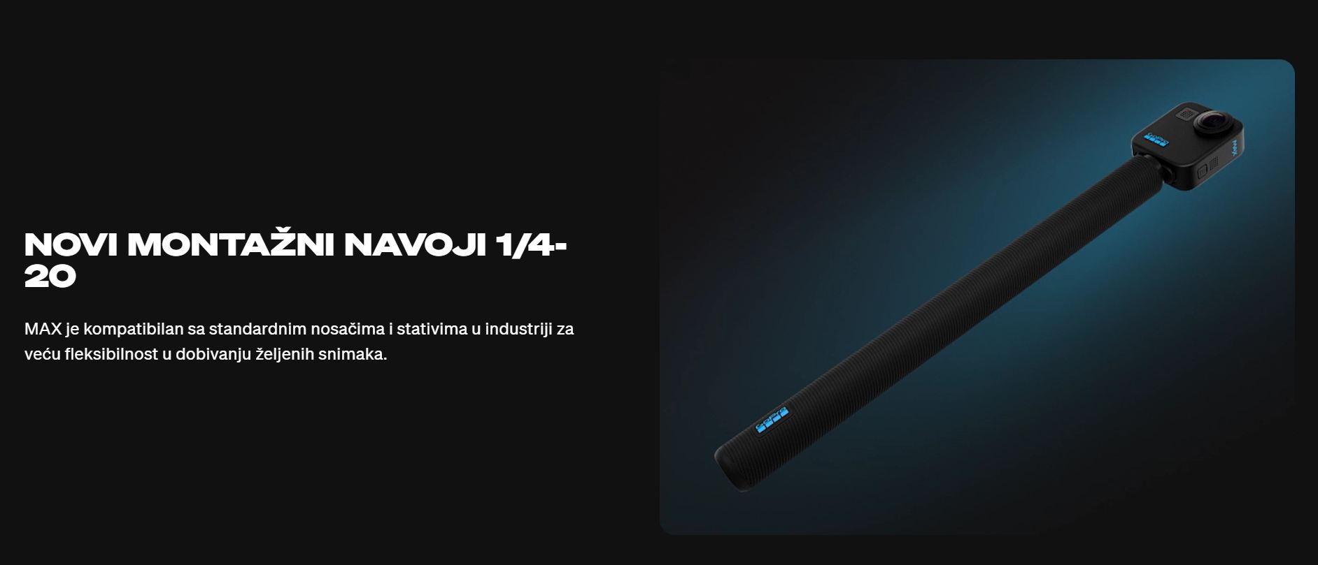 GoPro Max 360 Black akcijska kamera 02